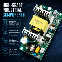 Module de carte de circuit d'alimentation à découpage AC-DC 24V 6A pour moniteur, plaque d'alimentation intégrée 144W, carte nue 110-240V