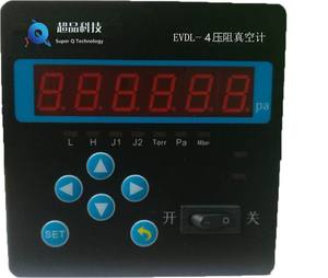 Medidor de vácuo EVDL-4, medidor de vácuo resistente à vácuo utiliza sensor importado e painel digital tabela medições à vácuo baixo - Product Image 2