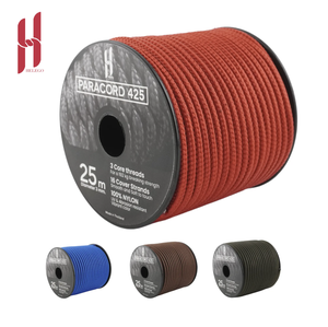 Cuerda de utilidad de nailon multiusos de 3mm para Paracord 425 con 3 hilos de núcleo para manualidades DIY uso en el hogar al aire libre cremallera hecha en Tailandia - Product Image 6