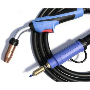 ปืนเชื่อมมิลเลอร์ Mdx-250 Mig ขนาด 10 ฟุต หัวเชื่อมเคลือบทองแดง สำหรับแก๊สผสม แบบสวิตช์เดี่ยว - Product Image 5