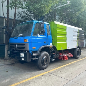 Camión de Limpieza de Calles Howo Isuzu Dongfeng de China, Vehículo de Barrido 4x2, Camión Barredor de Carreteras de 12000L, Precio de Fábrica - Product Image 3