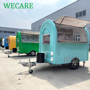 WECARE Carretto Mobile Personalizzato per Gelato, Caffè, Gelati, Hot Dog, Pizza e Snack - Rimorchio per Fast Food in Vendita negli USA - Product Image 5