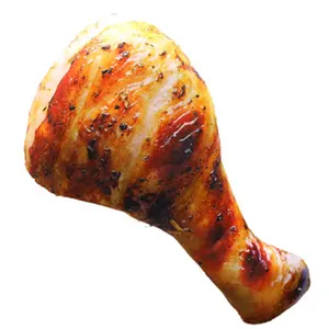 Oreiller de jambe de poulet frit 3D et coussin alimentaire décoratif pour la maison et jouet en peluche vive pour les Services de livraison directe