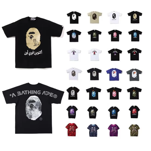 T-shirt da Uomo di Alta Qualità, Nuovo Stile, Firmata, alla Moda, con Stampa Trendy, Vestibilità Ampia, Casual Sportiva - Product Image 4