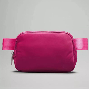 Sac banane à bandoulière transparent de haute qualité Lulu sac de ceinture logo Lulu sac de voyage à bandoulière grande taille en Nylon étanche fermeture à glissière - Product Image 5