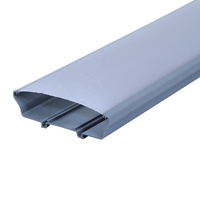 Personnalisé acrylique led bande couverture coque rouge barre affichage sinage plastique tube tuyau boîtier profil bleu vert blanc orange