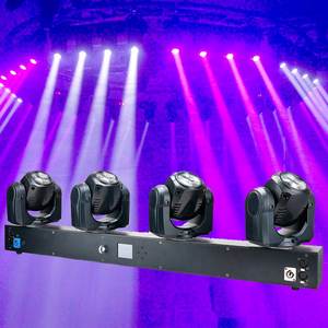 Projecteur de lumière à tête mobile à LED pour éclairage de scène, projecteur de lumière pour Dj, 4 pièces, 32W, RGBW, 4 en <span class=keywords><strong>1</strong></span> - Product Image 2