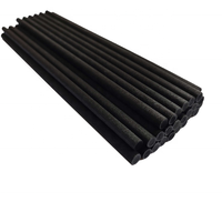 Bâtonnets diffuseurs en fibre douce noire pour diffuseur de parfum d'ambiance, recharge de parfum, 4 mm, 5 mm, 6 mm, 7 mm