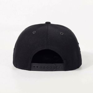 Wholesale ODM Custom Raised 3D Embroidery Logo Leather Brim Peaked <b>Cap</b> <b>Flat</b> Bill Fitted Hats Snapback Baseball <b>Caps</b> for <b>Men</b> - Product Image 4