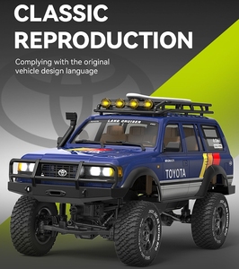 Producto de Fábrica 1:12 4Runner Land Cruiser LC80 RC Camioneta Todoterreno 4WD RTR 2.4G Coche de Control Remoto Proporcional con Cable USB - Product Image 1
