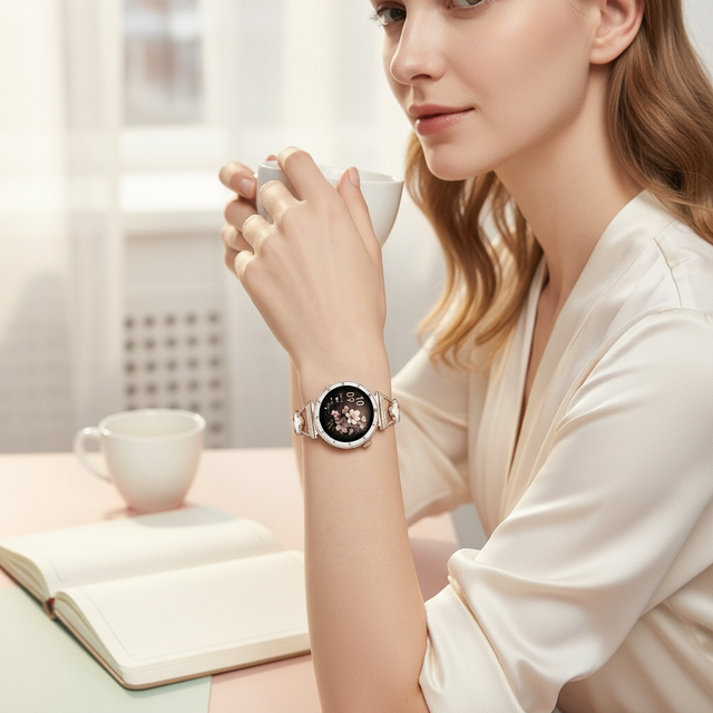 I222 Factory Price GPS Women Smart Watch Display Lady Smartwatch 5ATM Waterproof Female Fitness Tracker for Outdoor Running