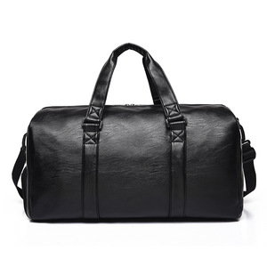 2026 New Arrival Custom Luxury <b>Duffel</b> <b>Bag</b> Modern Style PU Travel <b>Bag</b> for Men for Yoga Gym & Fitness Shoes Included - Product Image 4