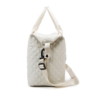 Borsa Tote Unisex Casual Trapuntata Grande Capacità Impermeabile Borsa da Viaggio Moda Tessuto <span class=keywords><strong>Oxford</strong></span> con Cerniera per Studenti Universitari Sport - Product Image 3