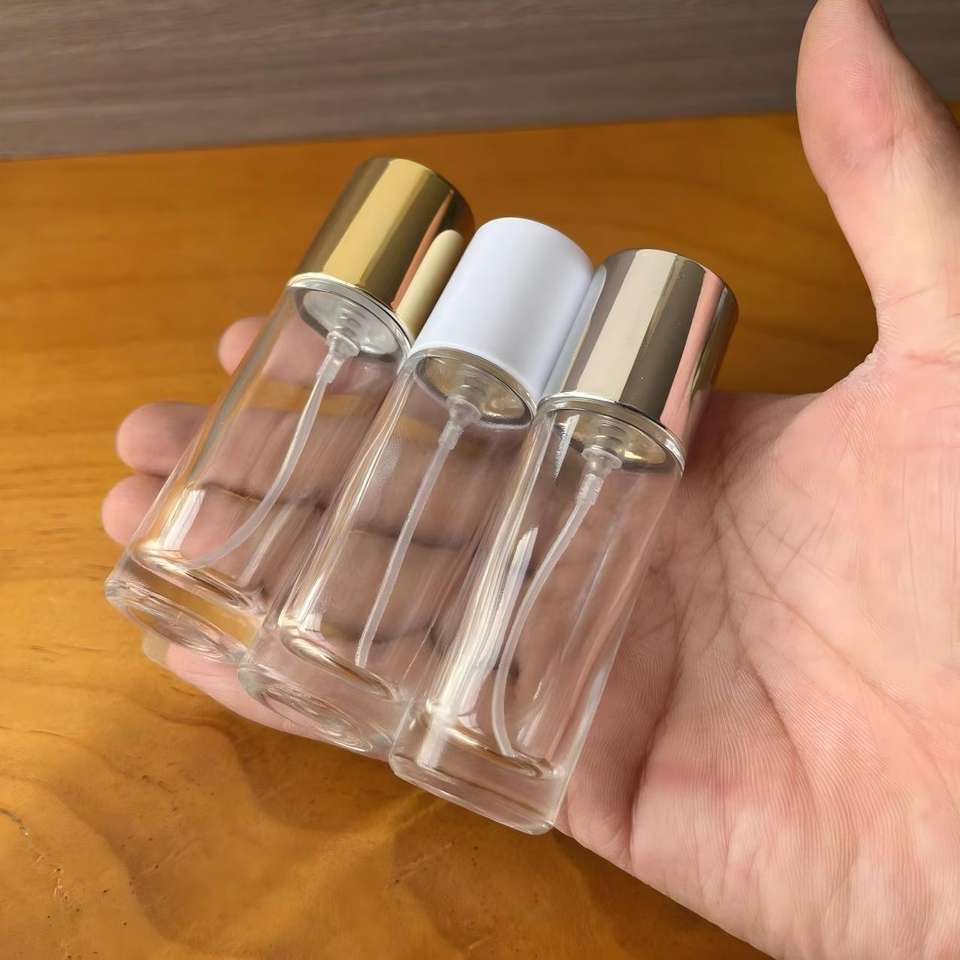 Factory Wholesale 10ml Small Cylinder Glass Perfume Bottle Black Spray ...