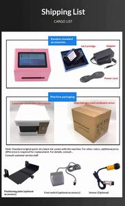 Stampante a getto d'inchiostro touch screen statica intelligente per codifica di data di scadenza, batch, <span class=keywords><strong>QR</strong></span>/codice a barre e logo su bottiglie - Product Image 6
