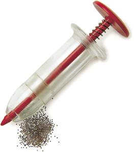 Mini siringa manuale seminatrice giardino e fertilizzante fioriera strumento per uso domestico aiuola seminatrice Dispenser - Product Image 1