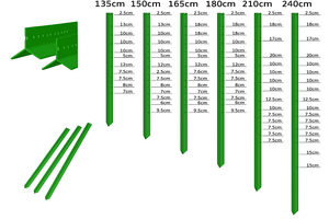 <span class=keywords><strong>Poteau</strong></span> de clôture <span class=keywords><strong>métallique</strong></span> en T de 6 pieds pour clôture de bétail - Product Image 2