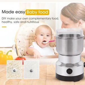 <b>Mini</b> Electric <b>Grinder</b> Household 300ml Ultrafine Baby Food Pulverizer Coffee <b>Grinder</b> Spice Pepper <b>Grinder</b> Grain Mill 4 Blades - Product Image 3