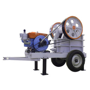 Портативная мобильная мини камнедробильная машина по низкой цене, щековая дробилка для продажи - Product Image 3