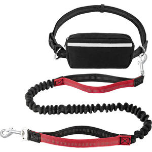 Correa para Perro con Manos Libres, Bolsa con Cremallera, Asas Doblemente Acolchadas, Bungee Resistente para Caminar, Trotar, Correr, para Perros Medianos y Grandes, Suministros para Mascotas - Product Image 5