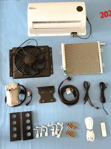 คอมเพรสเซอร์แอร์ไฟฟ้า 12V สำหรับรถบรรทุก เครื่องปรับอากาศจอดรถ ชุดอุปกรณ์อัตโนมัติสำหรับรถแทรกเตอร์  แบบมัลติฟังก์ชั่นสำหรับห้องโดยสาร ใช้แบตเตอรี่ - Product Image 3