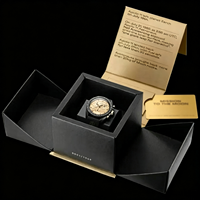 Montre chronographe pour homme avec tachymètre, trois sous-cadrans, bracelet en nylon tissé pour le sport, vente en gros