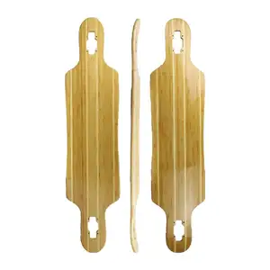 Yeni stil kanada akçaağaç bambu özelleştirilmiş Longboard güverte