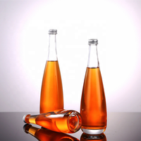 Tailles des bouteilles d'eau en verre de type Evian