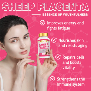 DUOZI Capsules de placenta de mouton 100 gélules Complément alimentaire naturel pour femmes Soin de la peau et soutien immunitaire - Product Image 2
