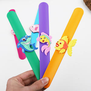 איכות גבוהה יצירתי סדרת בעלי חיים כרישים גומי slap wristbands אישית לילדים מבצע הצמד סיליקון - Product Image 2