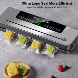 Scelleuse sous vide automatique de haute qualité pour aliments secs et humides, avec coupeur intégré, machine d'emballage alimentaire, machine de scellage thermique, machine de conservation - Product Image 5