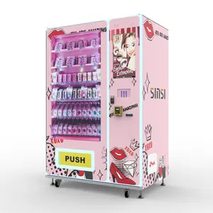 Pink Beauty Kunstwimpern-Automat Sonnenbrille münzbetrieben und Kreditkartenleser Automaten für Make-up