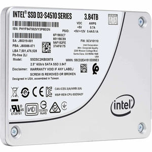 Nouvelle disque SSD interne Intel 3,84 To SATA 6 Gbit/s 2,5 pouces TLC (SC2KB038T801D3 S4510) avec boîtier métallique pour ordinateur de bureau, garantie 1 an - Product Image 3