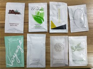 Shampooing, <span class=keywords><strong>Gel</strong></span> <span class=keywords><strong>douche</strong></span> et accessoires de toilette bon marché, 50 pièces, Tube pour shampooing, Lotion corporelle, personnalisé, pour hôtel, 30ml - Product Image 4
