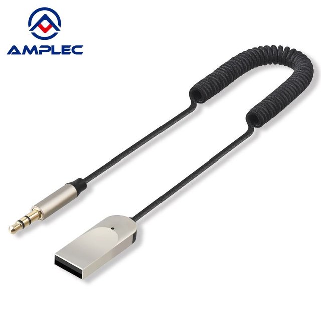 3.5mm USB Wireless Aux BT6.0 Adapter for Car and Home Stereo Speaker, Auxiliary for Audio System with Hands-Free Function