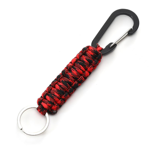Gantungan Kunci Paracord dengan Klip Karabiner Aluminium 6cm - Product Image 1