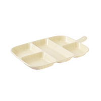 Assiettes et plats de cuisine multifonctionnels pour la préparation et le stockage des ingrédients de fondue chinoise (oignon vert, ail), des sauces et des collations aux fruits