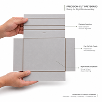 Wholesale Gray Board Paper Sheets Recycled Chipboard 1.5mm 2mm 2.5mm 3mm for Rigid Boxes Book Covers and Packaging