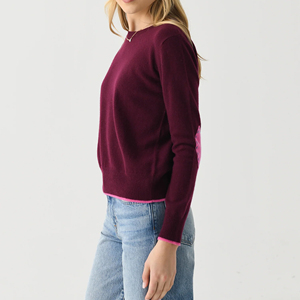 Pull en maille à col rond pour femme, manches longues, couleur unie, coupe décontractée, anti-boulochage, style automne - Product Image 2