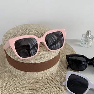 Vintage Green Pink <b>Large</b> <b>Frame</b> PC Sunglasses UV400 Protection Luxury Unisex Oversized Square Fashion Personality Custom Logo - Product Image 3