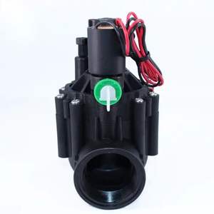 Katup Solenoid Nilon 3/4'' hingga 1-1/2'' Struktur Diafragma Normal Tertutup 220V 12V 24V untuk Irigasi Kebun Pertanian dan Lanskap - Product Image 3