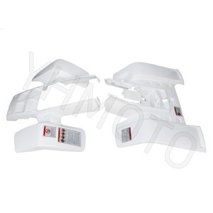 Pour Yamaha YFZ 350 YFZ350 <span class=keywords><strong>Banshee</strong></span> YFZ350 Kit de carenado de carroceria de plastico para guardabarros delantero y trasero de ATV - Product Image 2