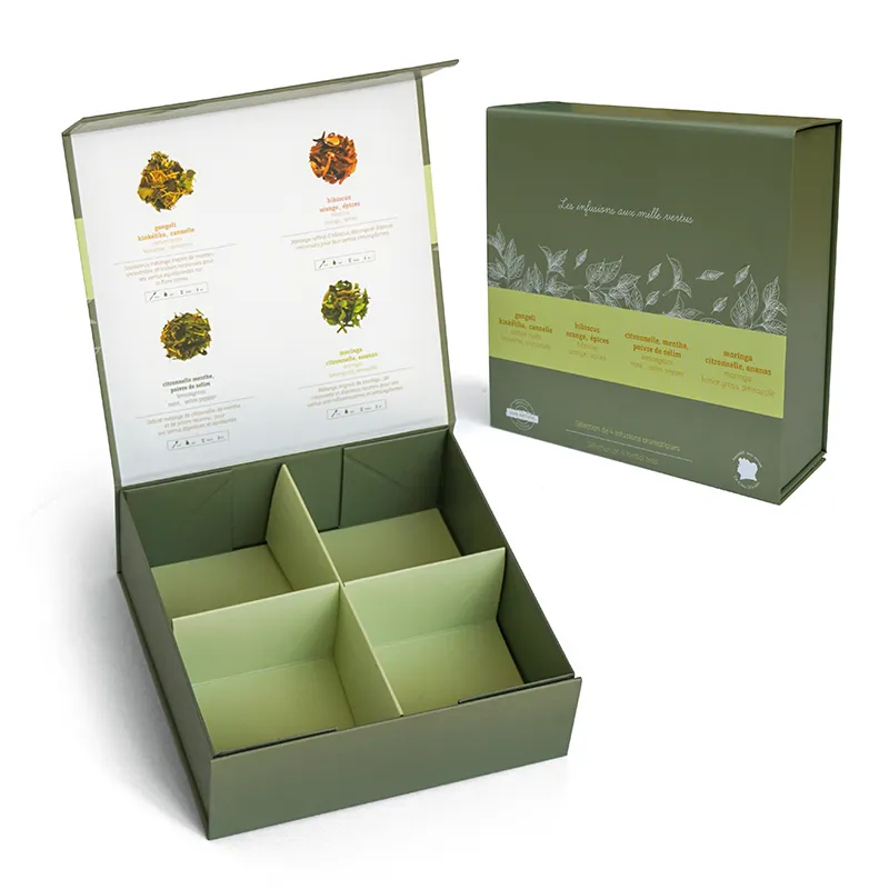 Wholesale Custom Afternoon Tea Bag Paper Cardboard Carton Packaging Box Tea Set Bag Gift Tea Box Packaging