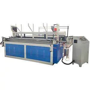 China manufactures automatic small toilet roll paper processing machine mini toilet paper rewinding machine