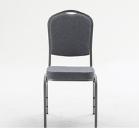 Chaise de banquet d'hôtel à prix abordable avec structure métallique durable et siège en tissu, vente directe d'usine