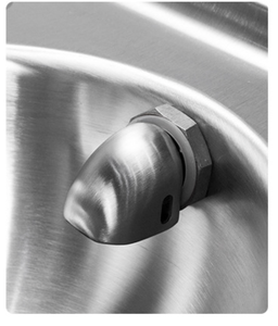 Sartén pública de acero inoxidable 304 en cuclillas con cubierta de inodoro de acero inoxidable - Product Image 2