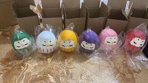 Mini figurine japonaise Bodhidharma, petite figurine mignonne, cadeau en céramique, <span class=keywords><strong>porte</strong></span>-<span class=keywords><strong>bonheur</strong></span>, poupées Daruma pour voiture, 4,5 cm - Product Image 3