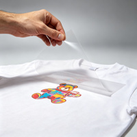 Étiquette d'impression par transfert thermique DTF personnalisée de haute qualité pour t-shirts, matériau plastisol imperméable, design de transfert prêt à l'emploi