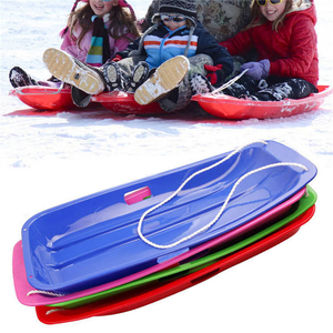 Luge en plastique PE pour enfants et adultes, pour le ski d'hiver et le glissement sur le sable, luge à neige - Product Image 6