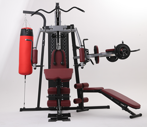 Station de musculation multifonctionnelle à domicile, vente chaude, pour trois personnes, équipement de fitness unisexe, salle de sport à domicile - Product Image 4